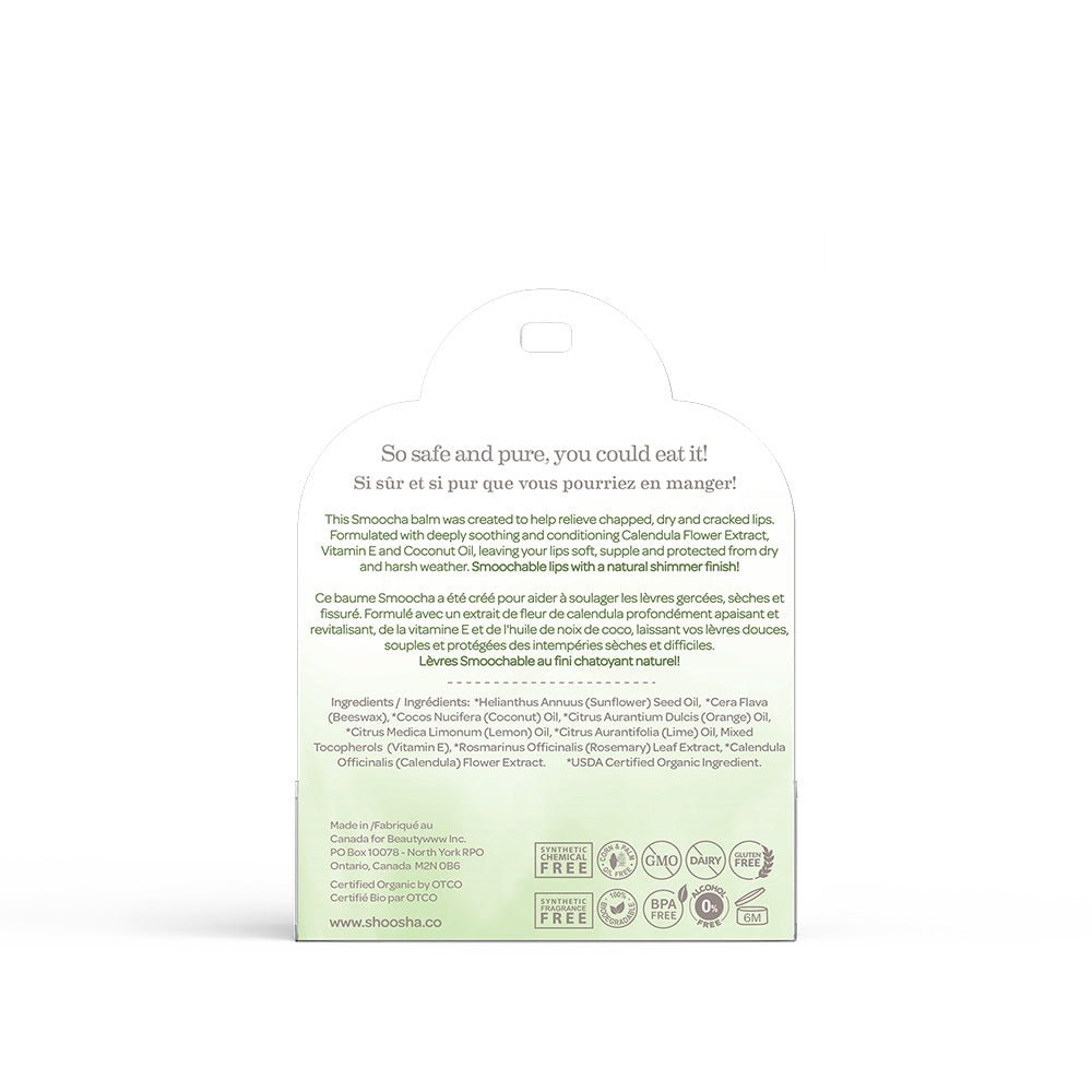 Smoocha Lip Balms - Shoosha Truly Organic
